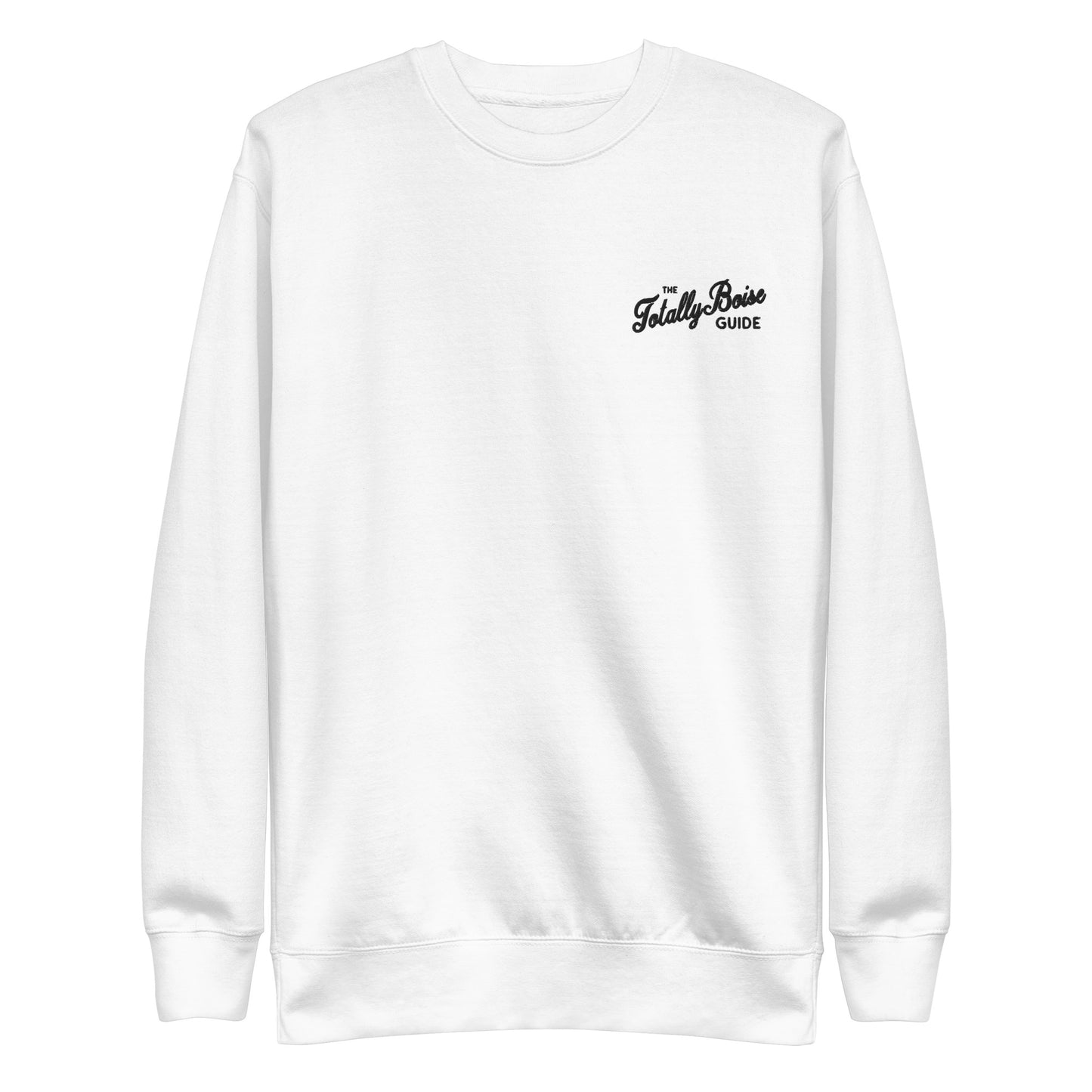 Embroidered The Totally Boise Guide Unisex Crewneck