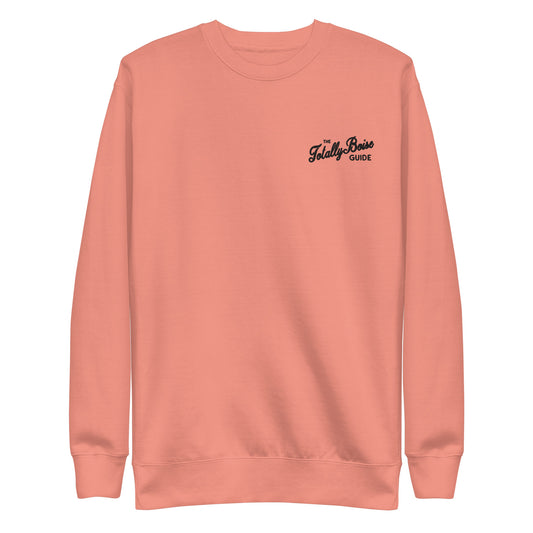 Embroidered The Totally Boise Guide Unisex Crewneck